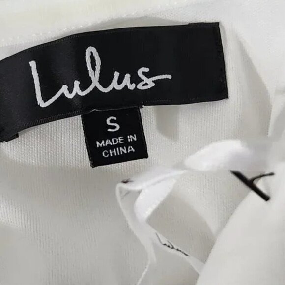 2/$50 Lulu’s From This Day White Floral Jacquard Strapless Midi Dress Size S - Picture 5 of 8